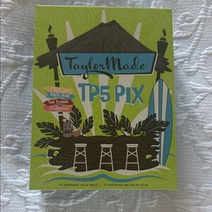 TaylorMade TP5 PIX Golf Balls with Tropical Design